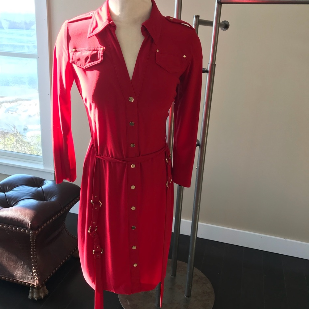 Red dress